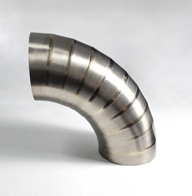 Ticon 141-08950-1303 - Industries 3.5in Welded Pie Cuts 1.65D Loose Radius 90 Deg Bend 1mm/.039in- 10pk