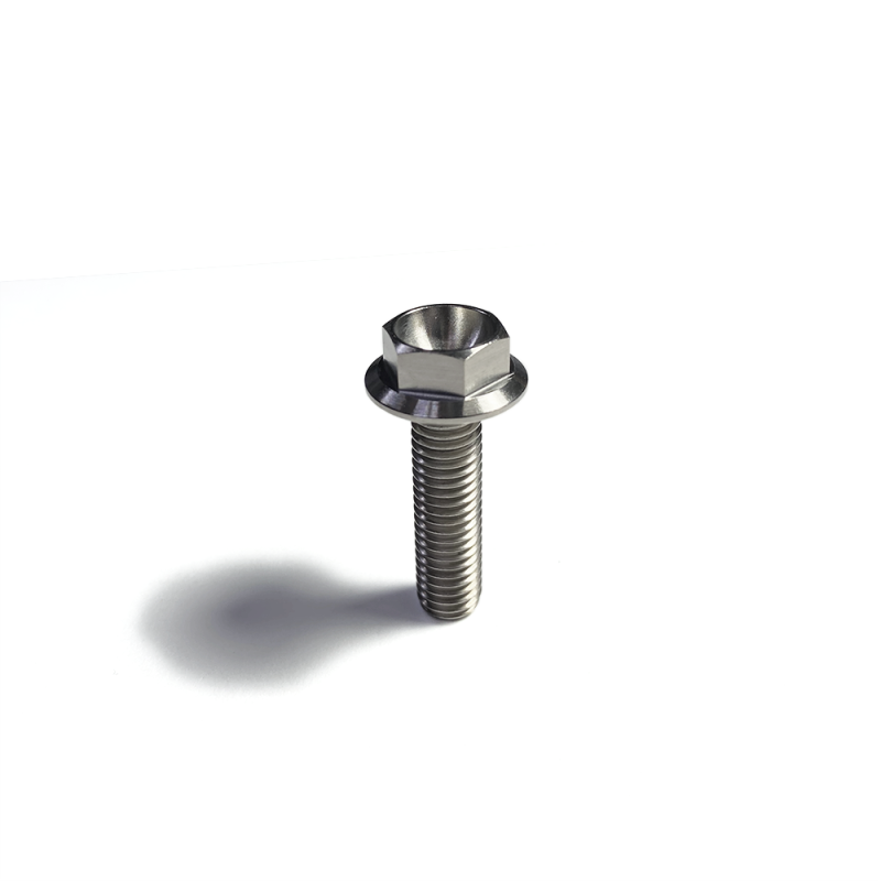 Ticon 126-00413-0125 - Industries Titanium Bolt Flanged M6x25x1TP 10mm 6pt Head