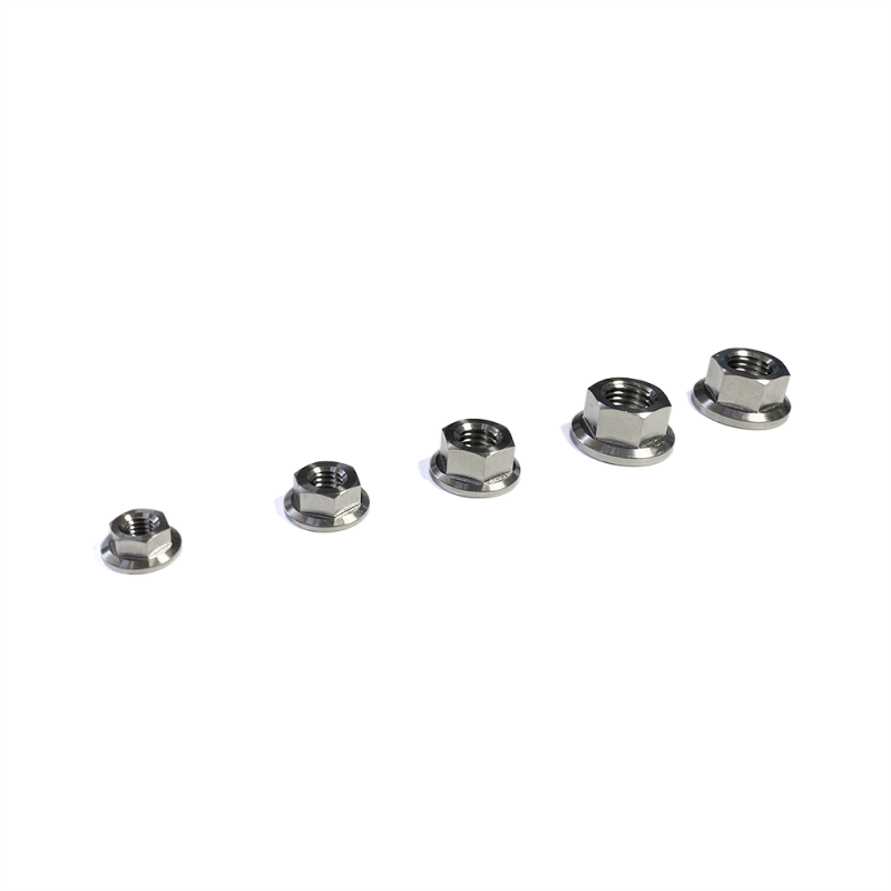 Ticon 126-10616-0110 - Industries Titanium Nut Flanged M12x1.5TP 17mm 6pt Head Ticon 126-10616-0110 - Industries Titanium Nut Flanged M12x1.5TP 17mm 6pt Head
