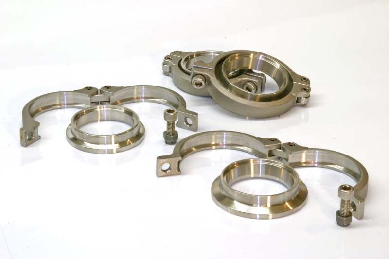 TiALSport 008419 - TiAL Sport MVS Optional Inlet/Outlet V-Band Clamp Set (Drop Ship Only/Must Order w/MVS Wastegate)