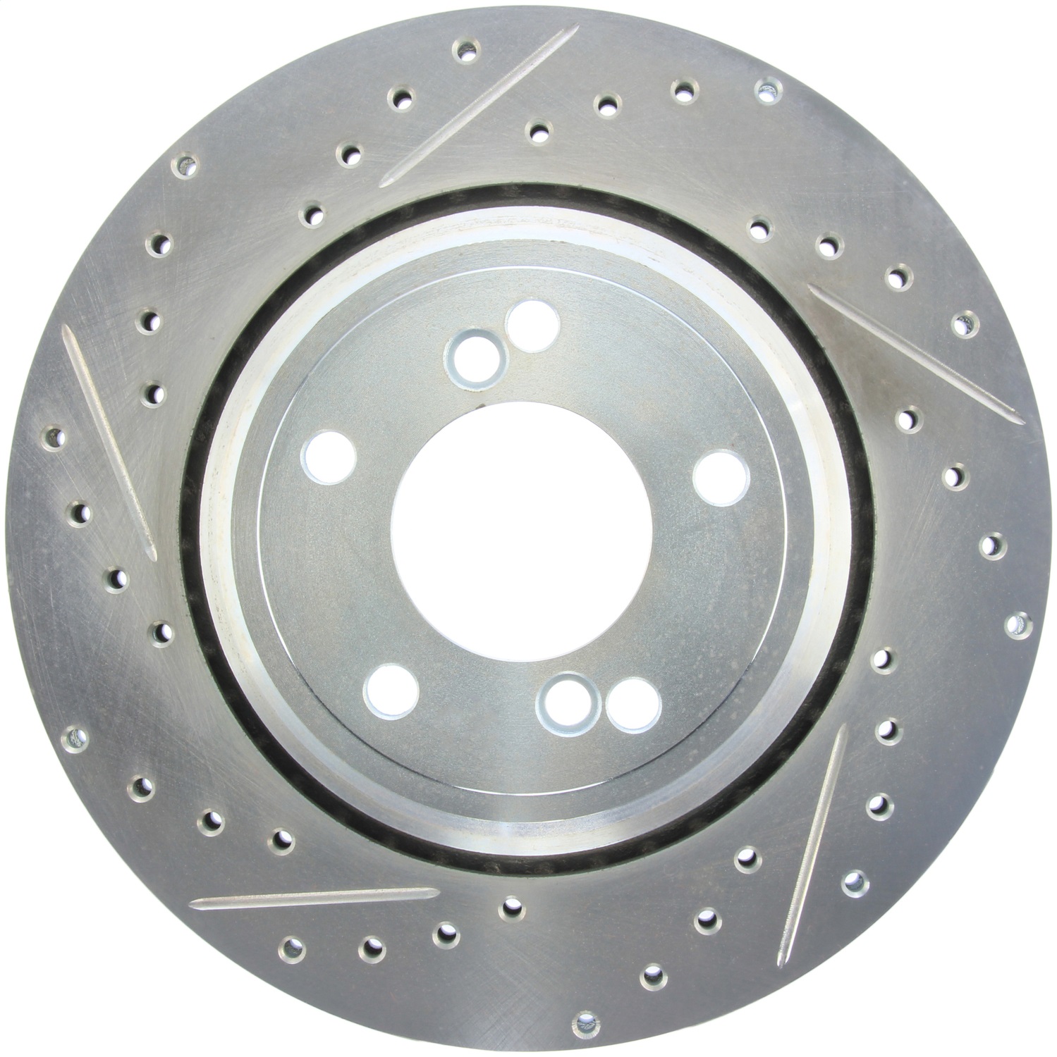 StopTech 227.34054L - Select Sport Drilled and Slotted Brake Rotor; Rear Left