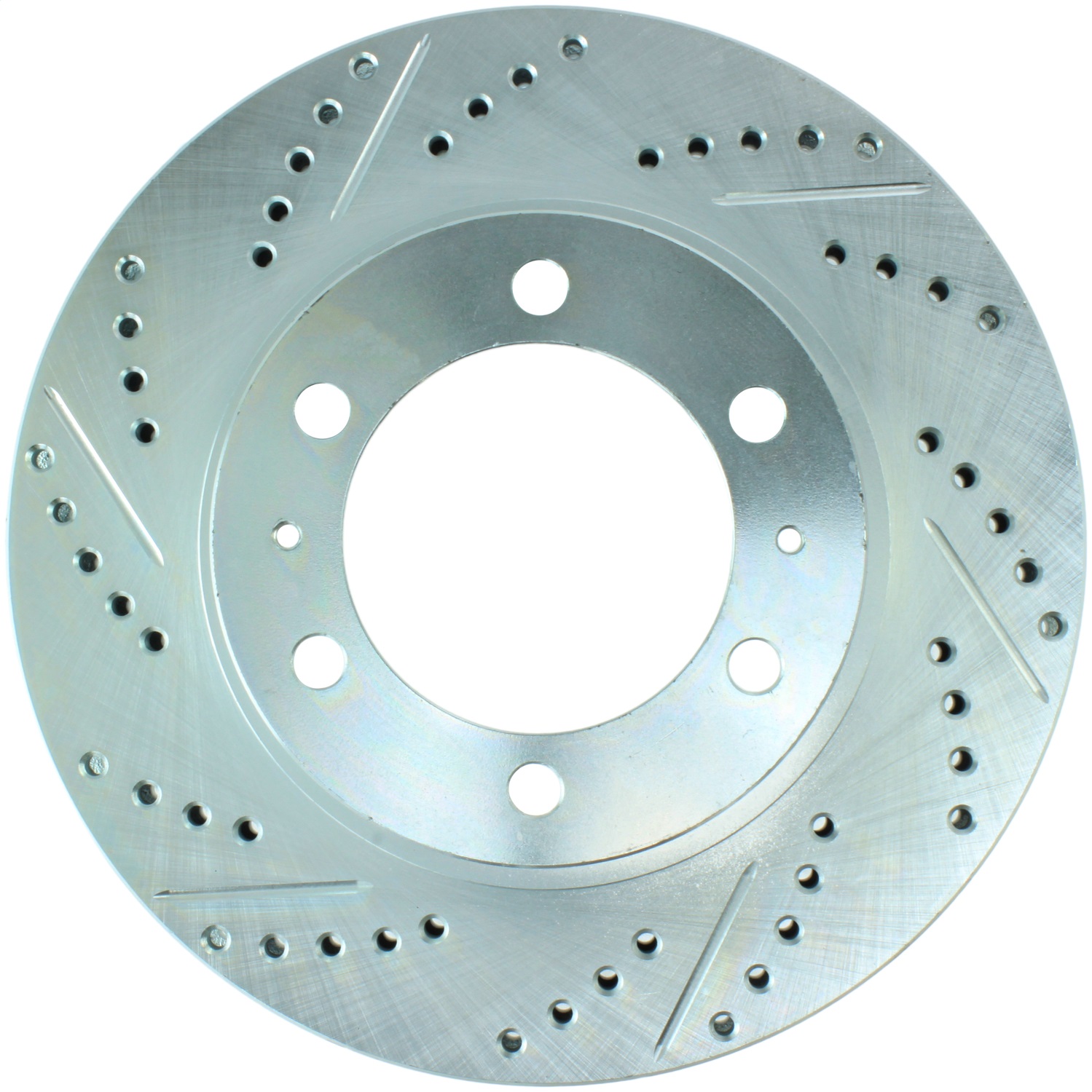 StopTech 227.44129R - Select Sport 12-14 Toyota FJ Cruiser SportStop Slotted & Drilled Front Right Rotor