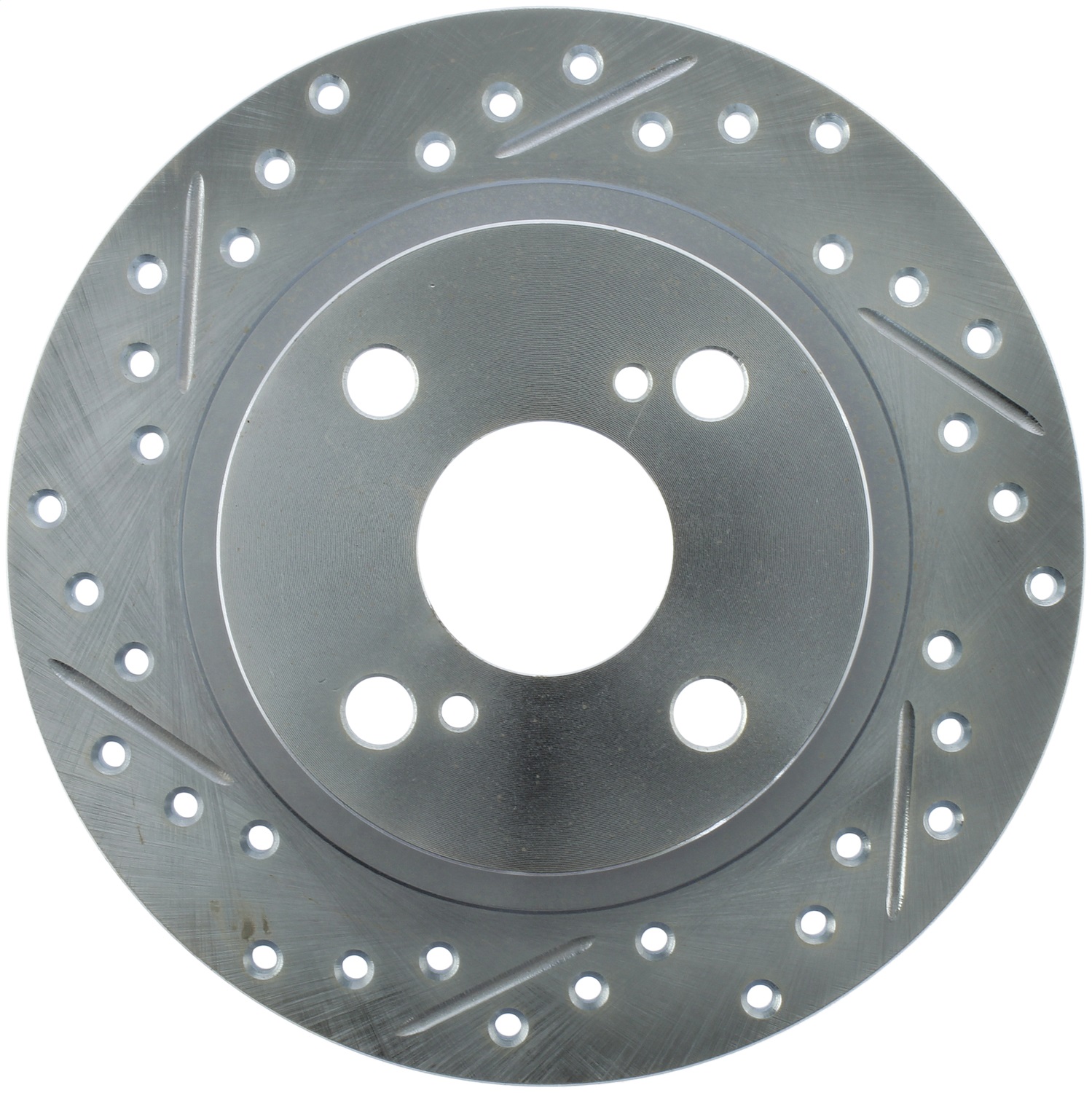 StopTech 227.44053R - Select Sport Drilled and Slotted Brake Rotor; Rear Right StopTech 227.44053R - Select Sport Drilled and Slotted Brake Rotor; Rear Right