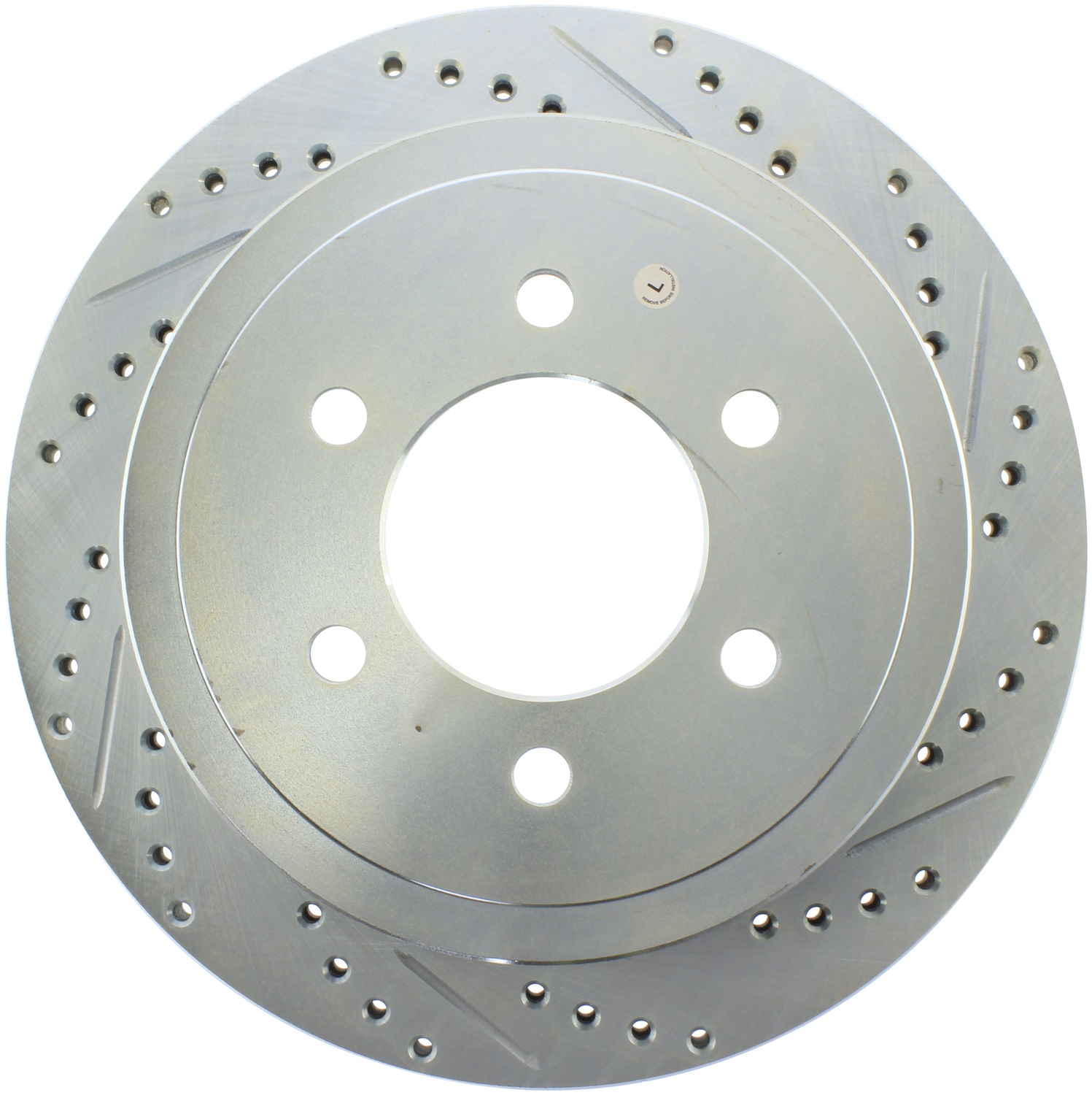 StopTech 227.65102L - Select Sport Drilled and Slotted Brake Rotor; Rear Left