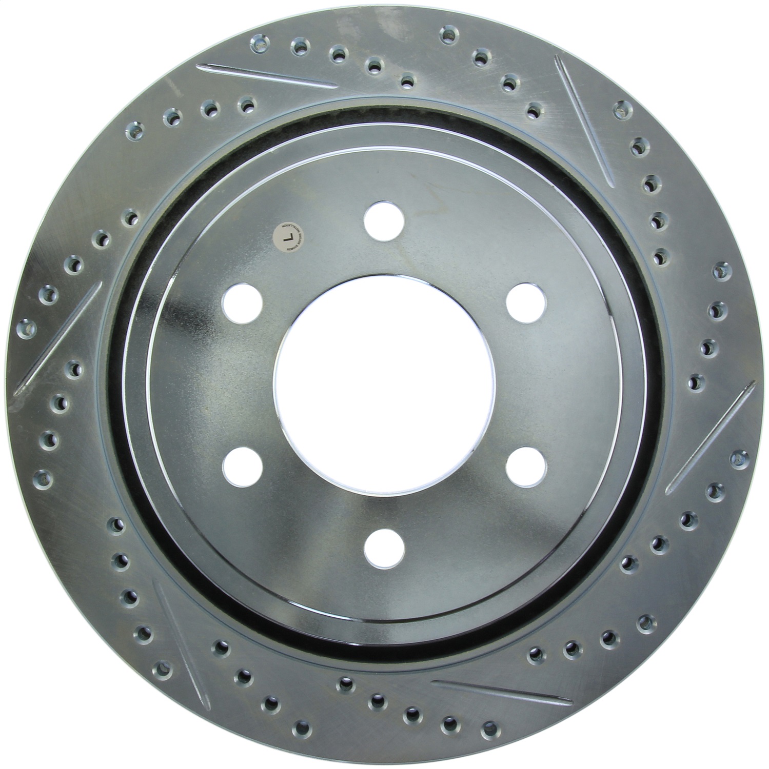 StopTech 227.65135L - Select Sport Drilled and Slotted Brake Rotor; Rear Left