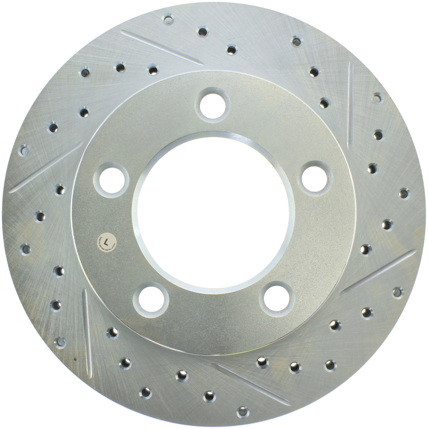 StopTech 227.65013L - Select Sport Drilled and Slotted Brake Rotor; Front Left