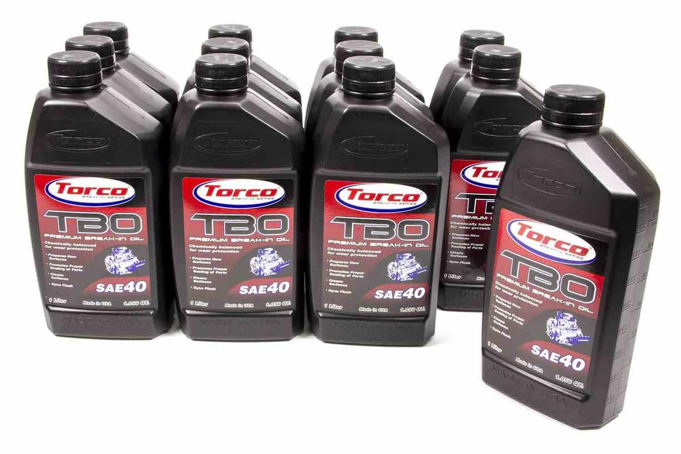 Torco A100040C - TBO 40w Premium Break-In Oil Case/12-1 Liter