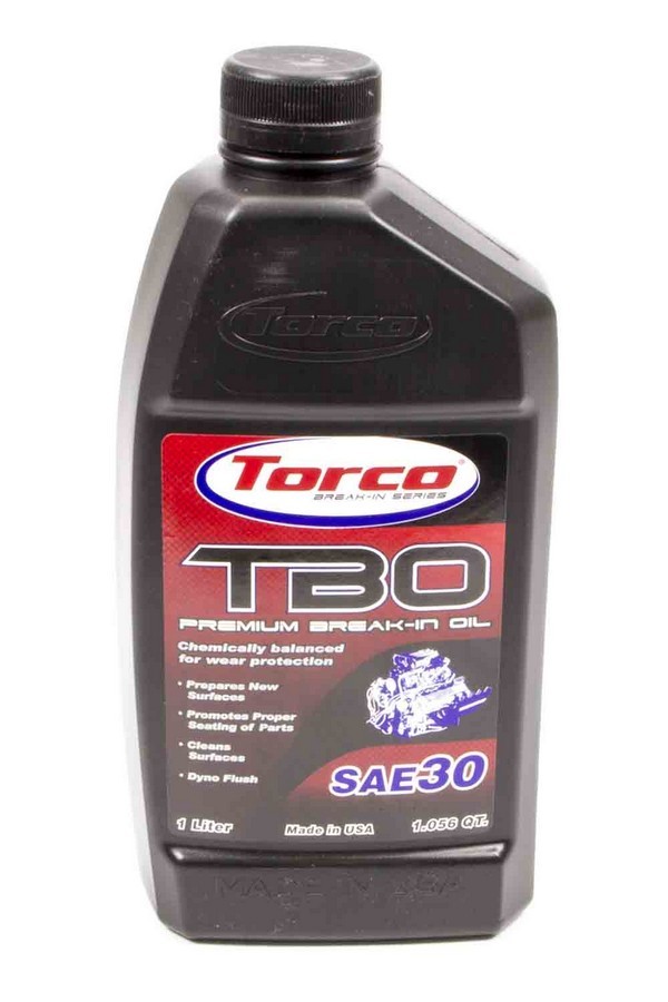 Torco A100030CE - TBO 30W Premium Break-In Oil 1 Liter Bottle