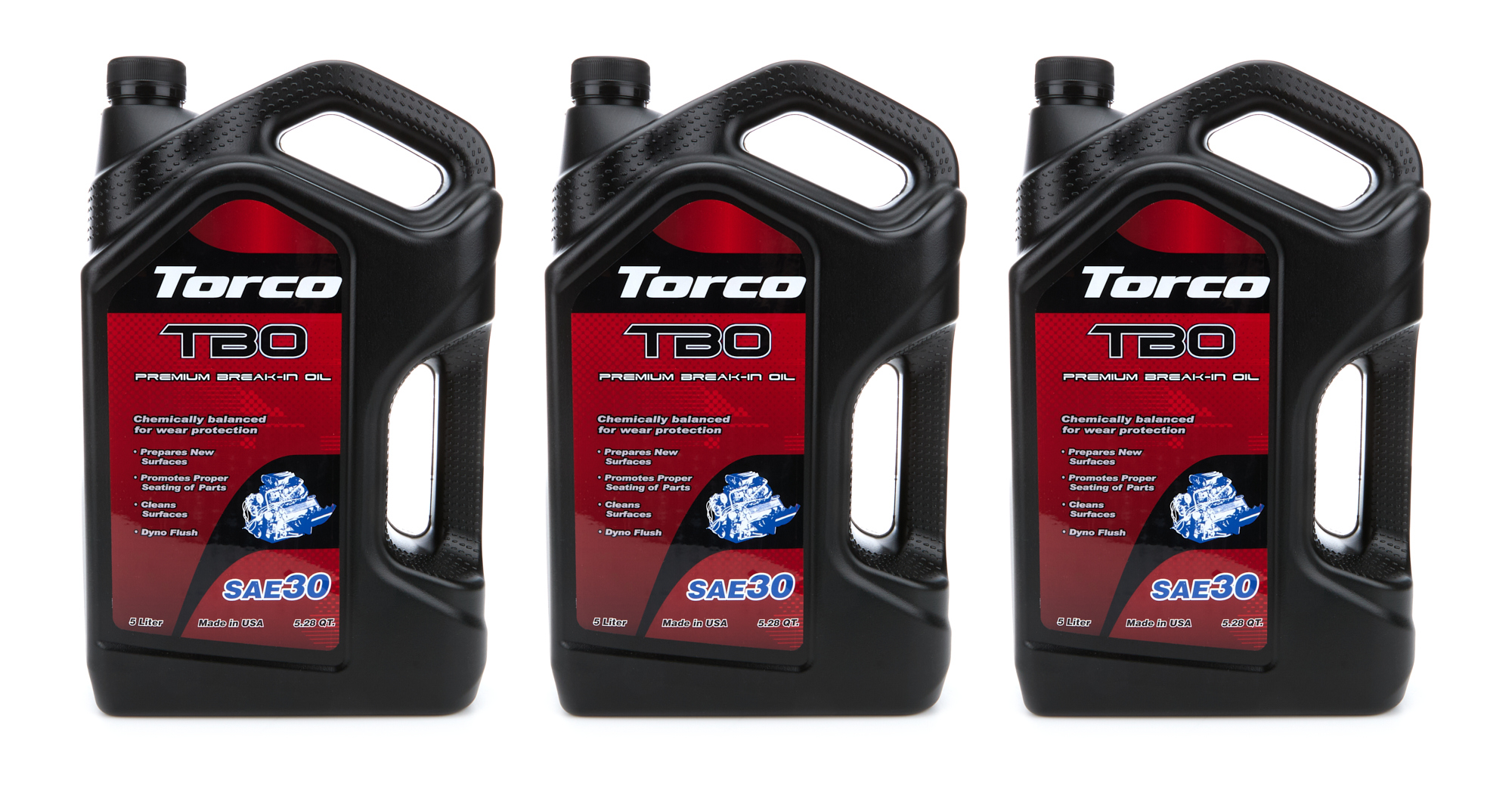 Torco A100030L - TBO 30W Premium Break In Oil Case 3 x 5 Liter