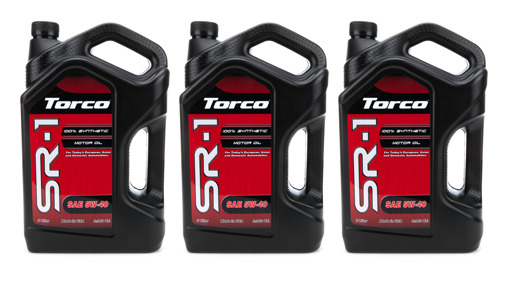 Torco A160540L - SR-1 Synthetic Oil 5w40 Case 3 5 Liter Bottles