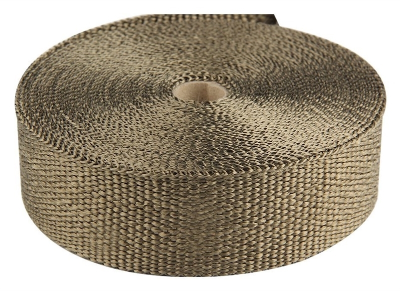 Torque Solution TS-EW-1X50L - Exhaust Wrap Universal 1inx50ft - Volcanic Rock Torque Solution TS-EW-1X50L - Exhaust Wrap Universal 1inx50ft - Volcanic Rock