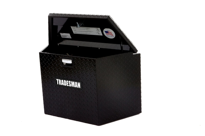Tradesman 76134T - Aluminum Trailer Tongue Storage Box (21in.) - Black