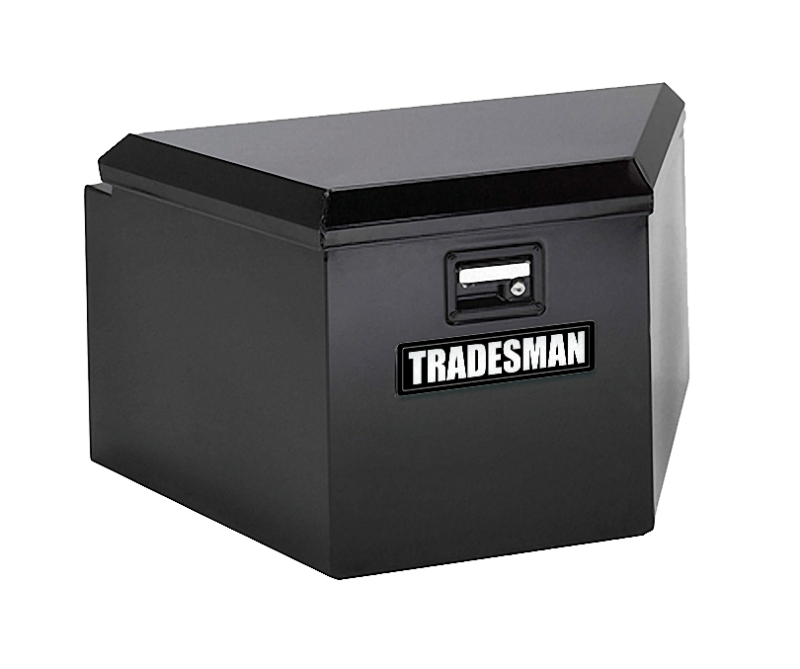 Tradesman 76234 - Steel Trailer Tongue Storage Box (21in.) - Black