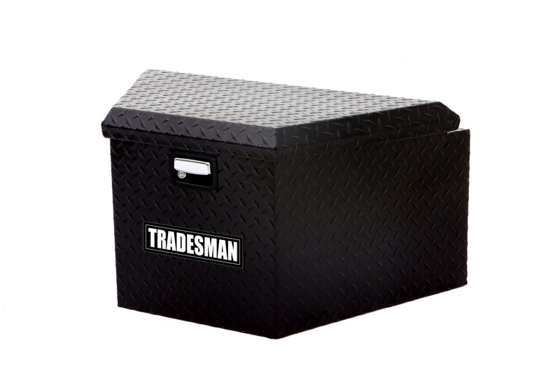 Tradesman 76120 - Aluminum Trailer Tongue Storage Box (16in.) - Black