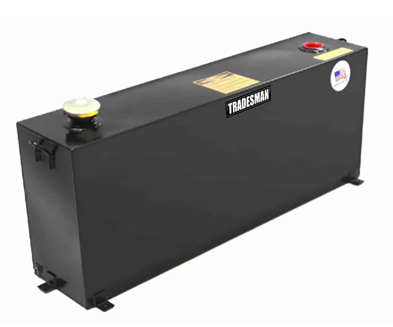 Tradesman 73737 - Steel Full-Mid Size Vertical Liquid Storage Tank - Black