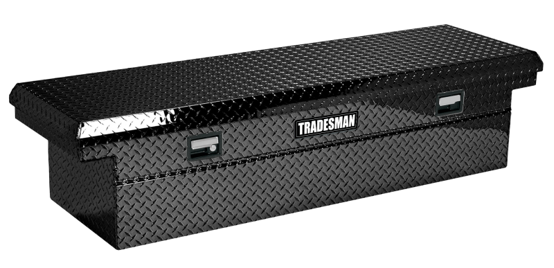 Tradesman 79100LP - Aluminum Single Lid Cross Bed Low-Profile Truck Tool Box (70in.) - Black Tradesman 79100LP - Aluminum Single Lid Cross Bed Low-Profile Truck Tool Box (70in.) - Black