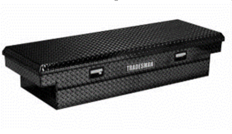Tradesman 7111002 - Aluminum Economy Cross Bed Truck Tool Box (60in./Front Opening) - Black
