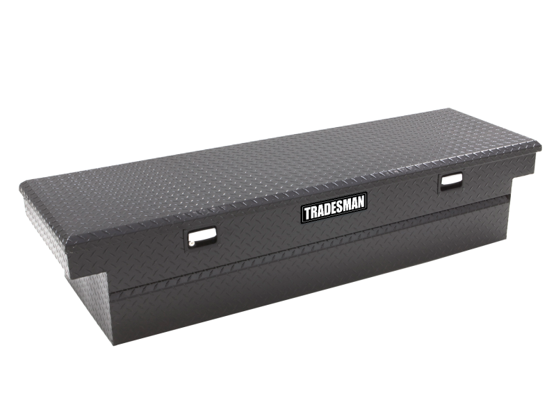 Tradesman 79304 - Aluminum Single Lid Cross Bed Truck Tool Box (63in.) - Black