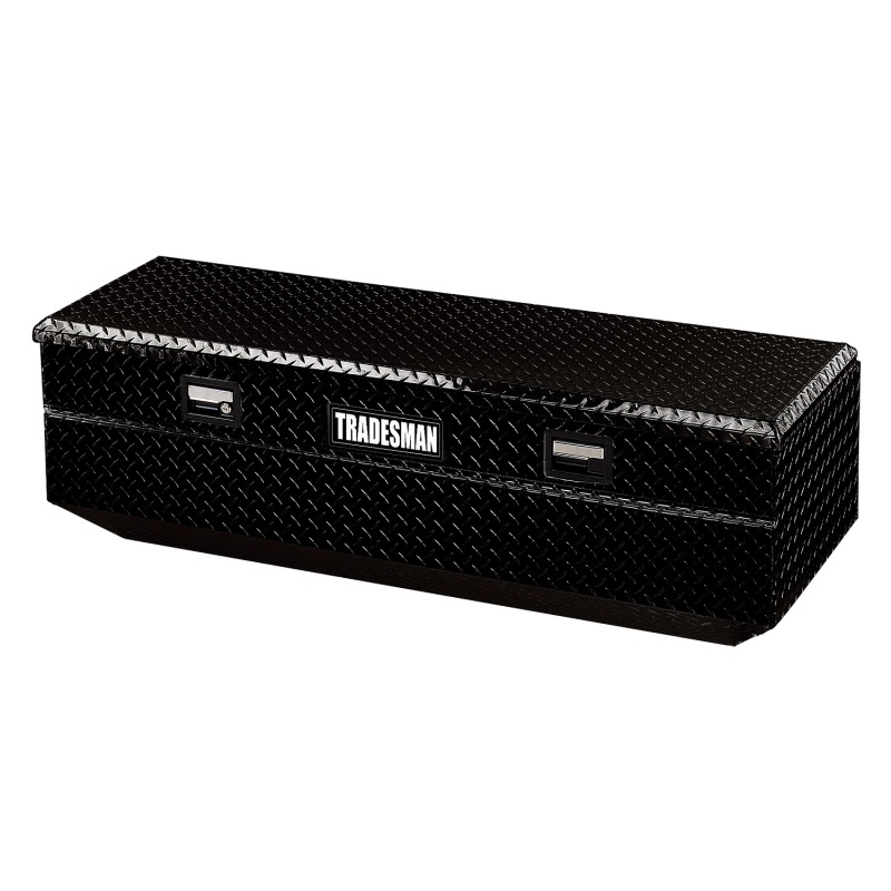 Tradesman 79456 - Aluminum Flush Mount Truck Tool Box (56in.) - Black