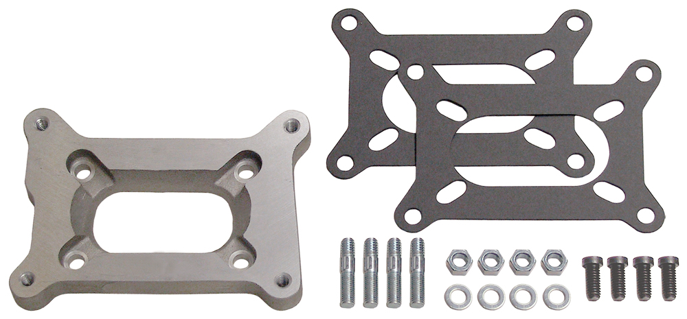 Trans-Dapt Performance 2039 - 1/2 IN. TALL, HOLLEY 2BBL TO ROCHESTER MANIFOLD CARBURETOR ADAPTER -CAST ALUMINUM Trans-Dapt Performance 2039 - 1/2 IN. TALL, HOLLEY 2BBL TO ROCHESTER MANIFOLD CARBURETOR ADAPTER -CAST ALUMINUM
