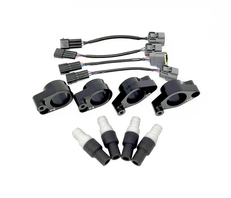 Torque Solution TS-SU-636 - Subaru EJ20/EJ25 R35 GTR Coil On Plug Adapter Kit - Coils Not Included