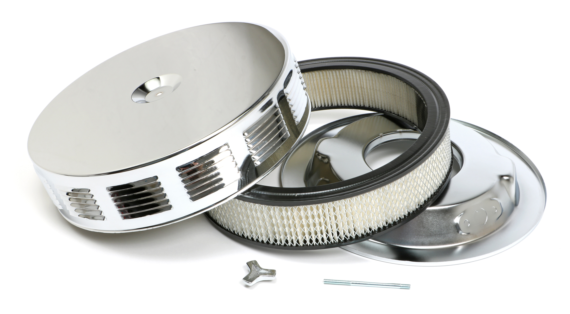 Trans-Dapt Performance 2293 - CORVETTE STYLE LOUVERED AIR CLEANER