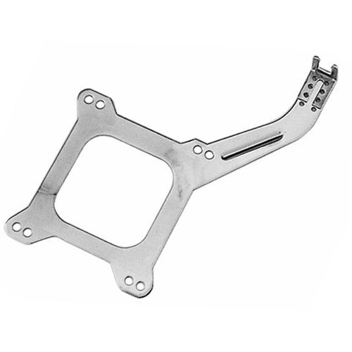 Trans-Dapt Performance 2333 - CARBURETOR LINKAGE PLATE- HOLLEY AND AFB CARBURETORS- CHROME