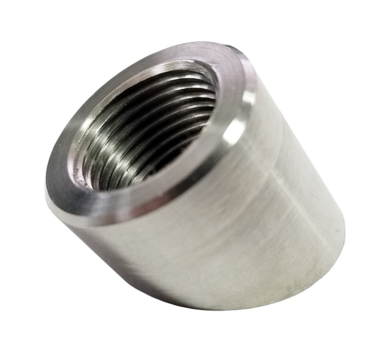 Torque Solution TS-UNI-416 - O2 Sensor Bung 60 Degree Angled Stainless Steel