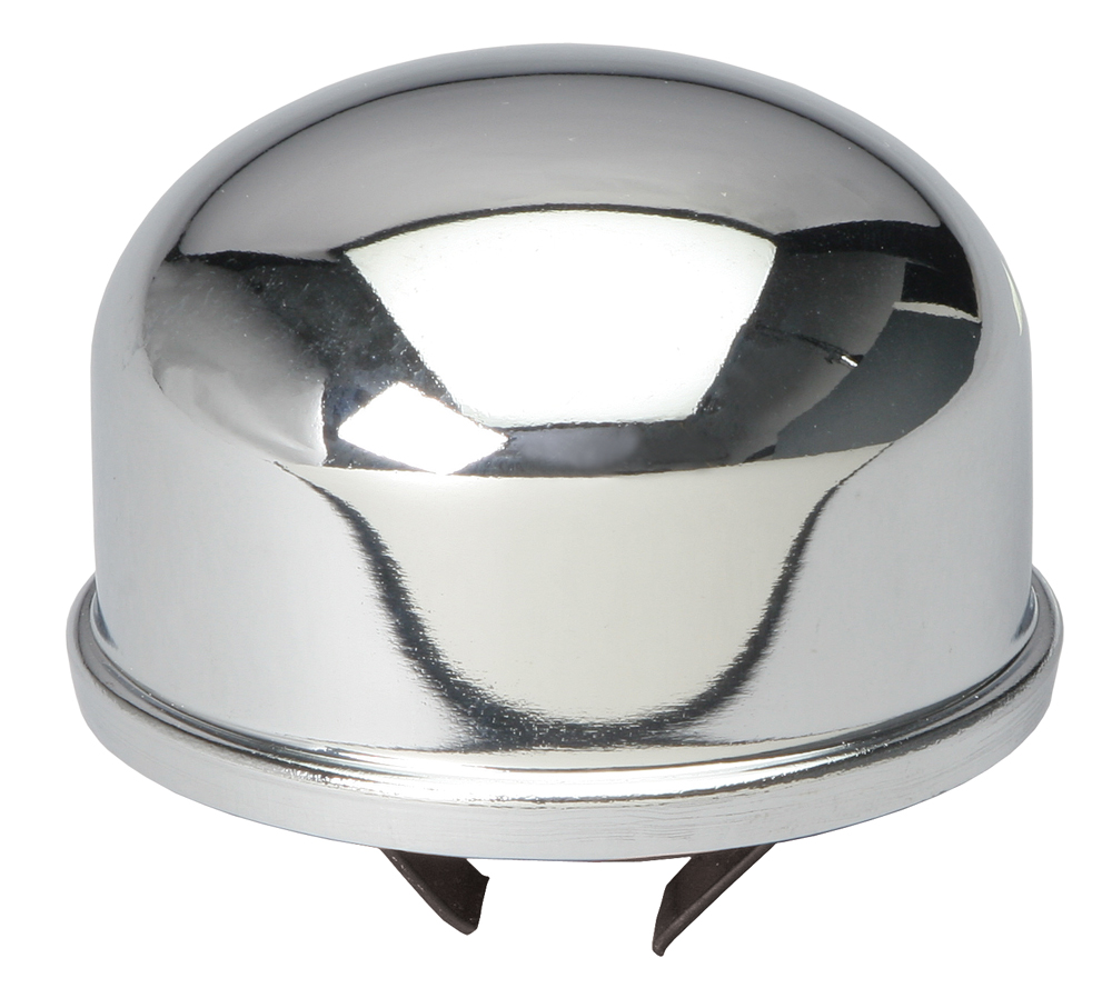 Trans-Dapt Performance 4802 - 2-3/8 IN. DIAMETER PUSH-IN STYLE BREATHER CAP- CHROME