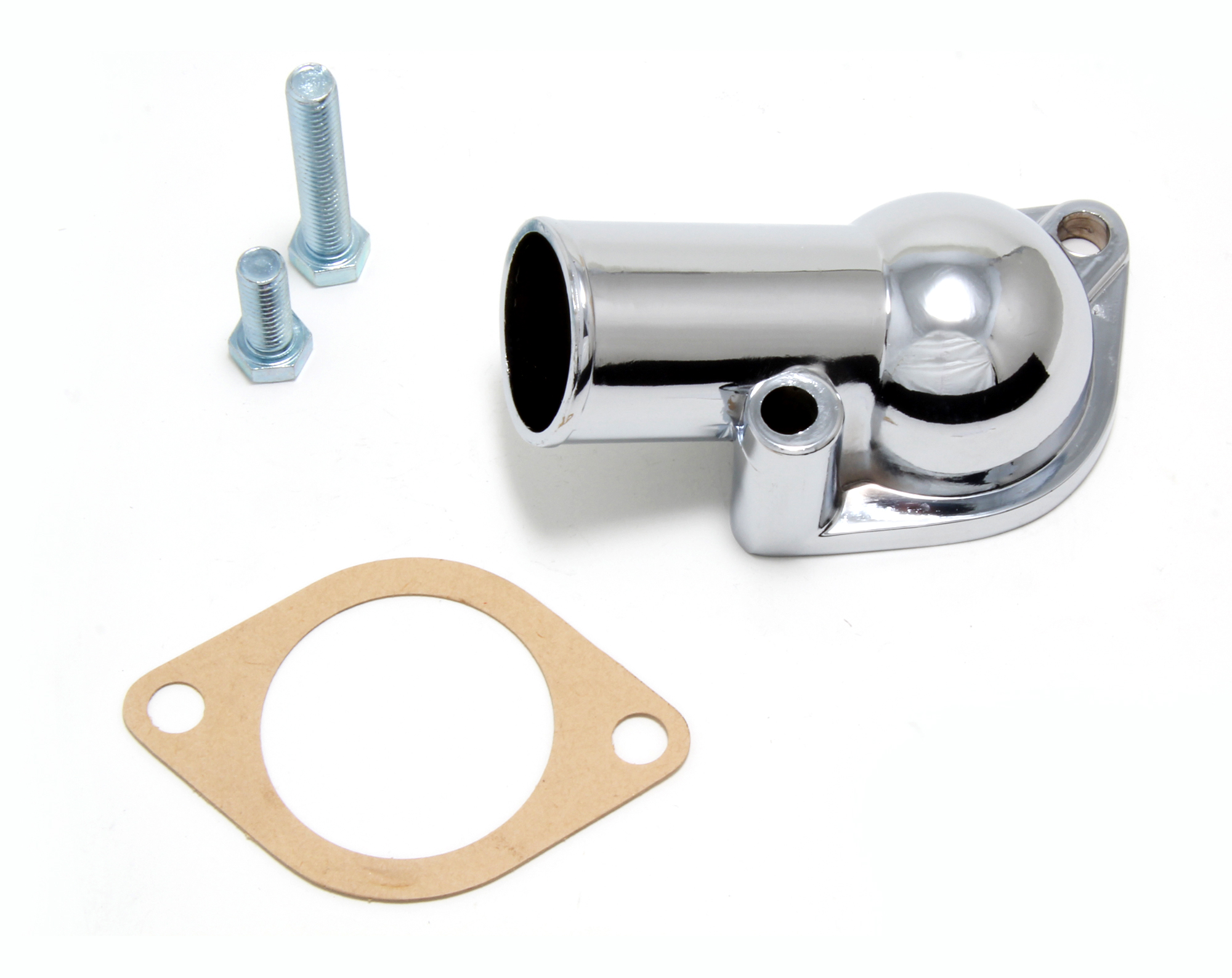 Trans-Dapt Performance 4789 - WATER NECK; SB AND BB CHEVY- LATE MODEL; (GASKET SEAL); - CHROME