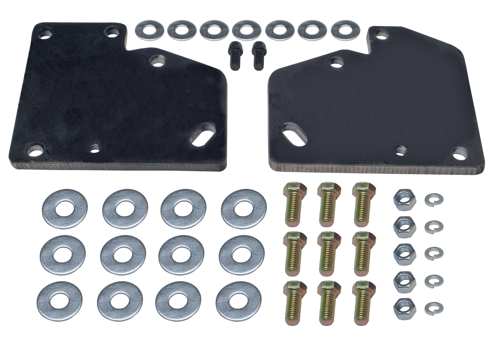 Trans-Dapt Performance 4689 - CHEVY 283-350 OR LT1 INTO S10, S15 (2WD) WITH TH350- MOTOR MOUNT PLATES ONLY