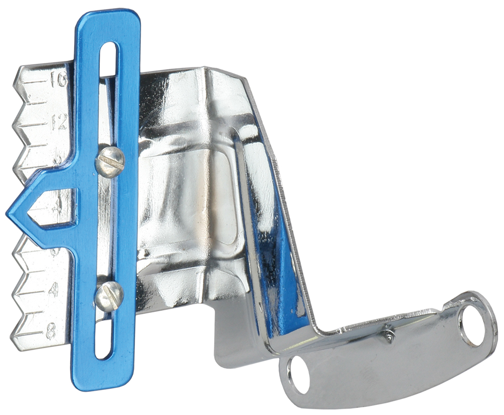 Trans-Dapt Performance 9179 - CHROME TIMING TAB WITH POINTER- CHEVY SB 283-400 OR 4.3L V6 (8 IN. BALANCERS)