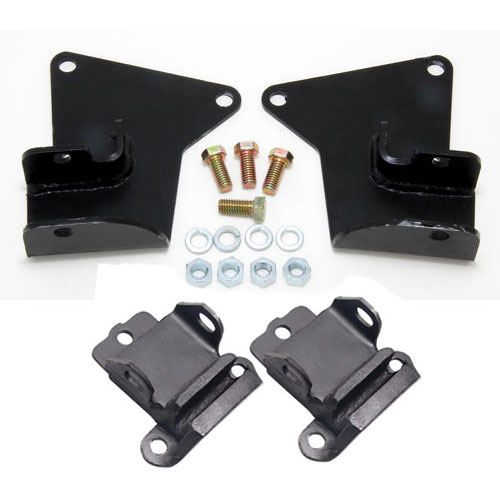Trans-Dapt Performance 9556 - SB CHEVY (GEN 1) OR BB CHEVY (MARK IV) INTO 64-72 GM A-BODY (NOT CHEVROLET) MOUNT KIT- RUBBER PADS
