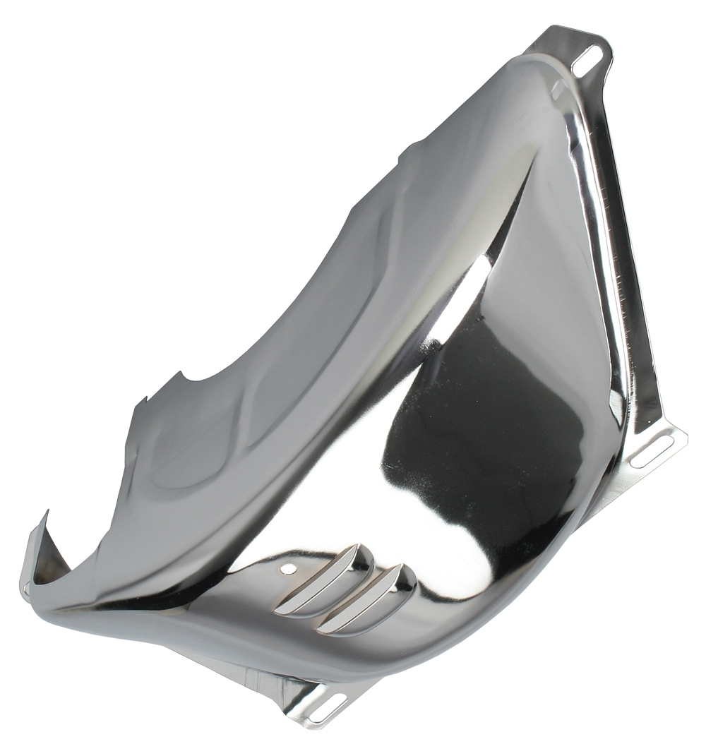 Trans-Dapt Performance 9588 - FLEXPLATE COVER; TH350 OR TH400 TRANSMISSION- CHROME