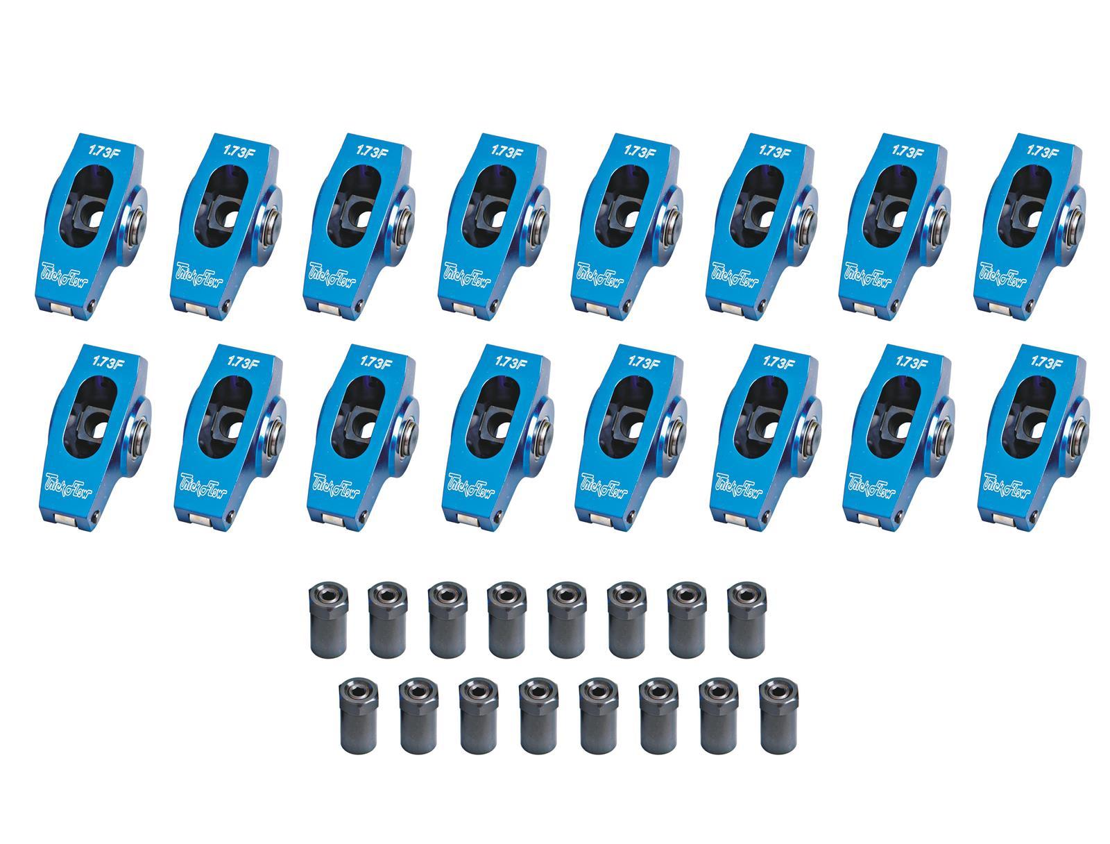 Trick Flow TFS-53400621 - BBF Roller Rocker Arm Set 1.73 Ratio 7/16 Stud