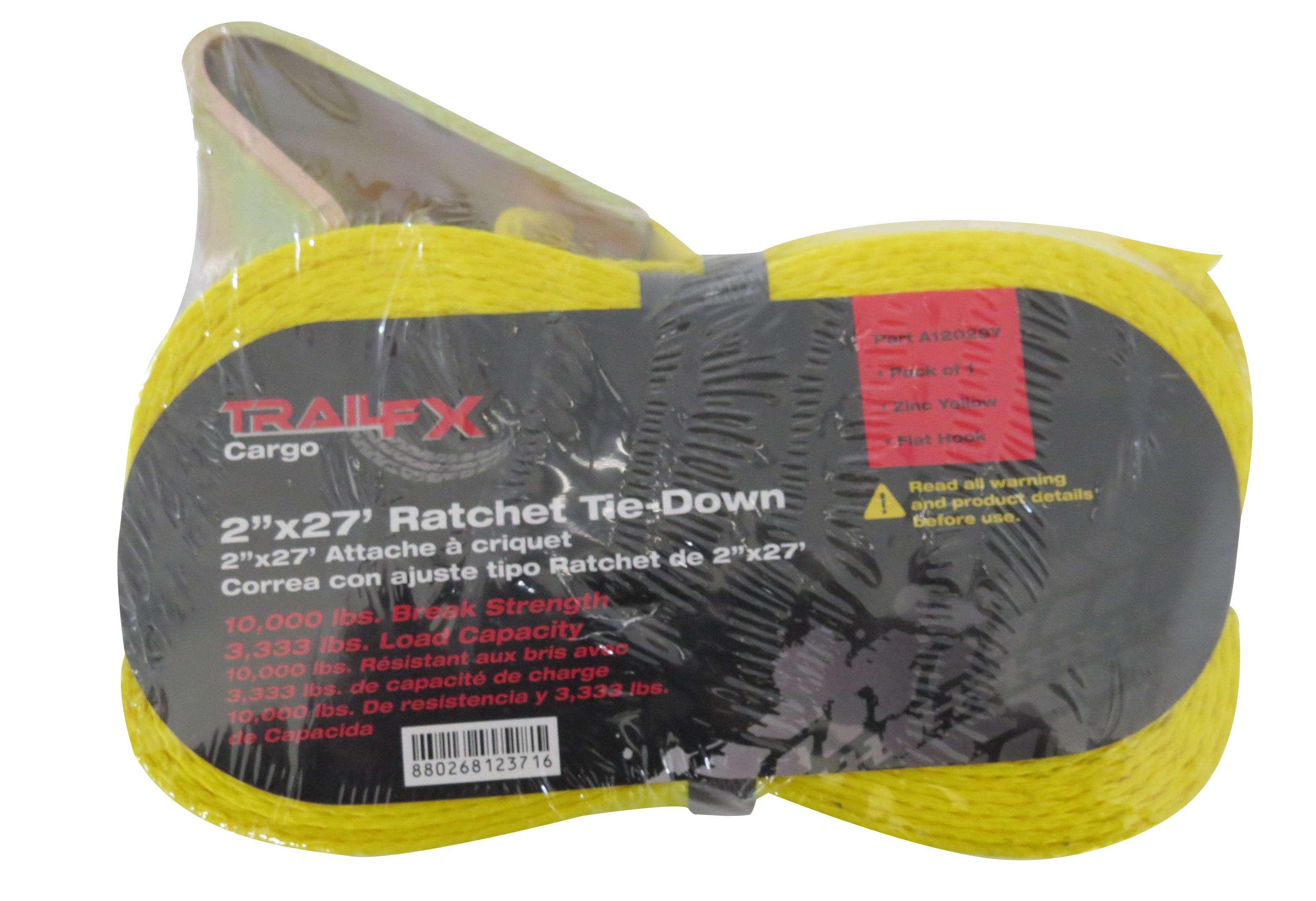 TrailFX A12029Y - TIE DOWN STRAP Trail FX CARGO STRAP TrailFX A12029Y - TIE DOWN STRAP Trail FX CARGO STRAP