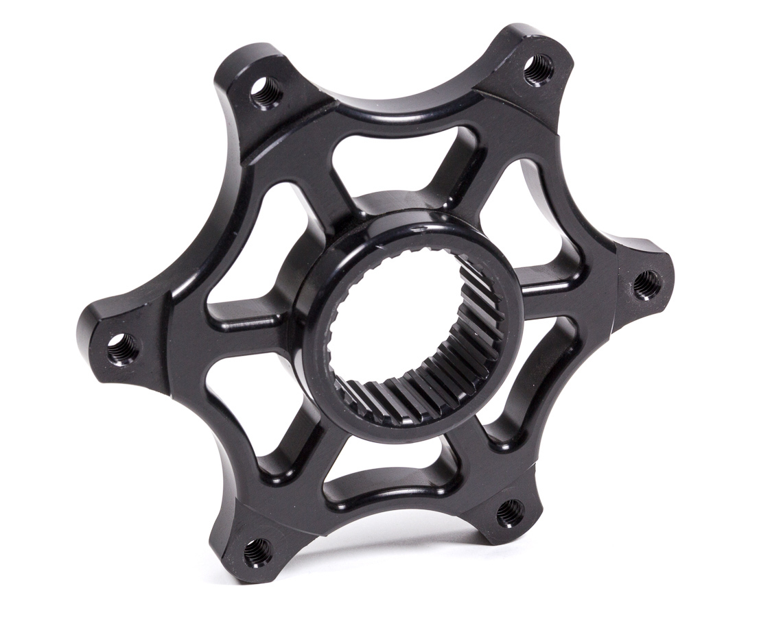 Triple X 600-SU-0181BLK - Brake and Sprocket Hub - 1-3/4 in Axle - 5/16 in Mounting Holes -  Micro / Mini - Aluminum - Black Powder Coat - Each