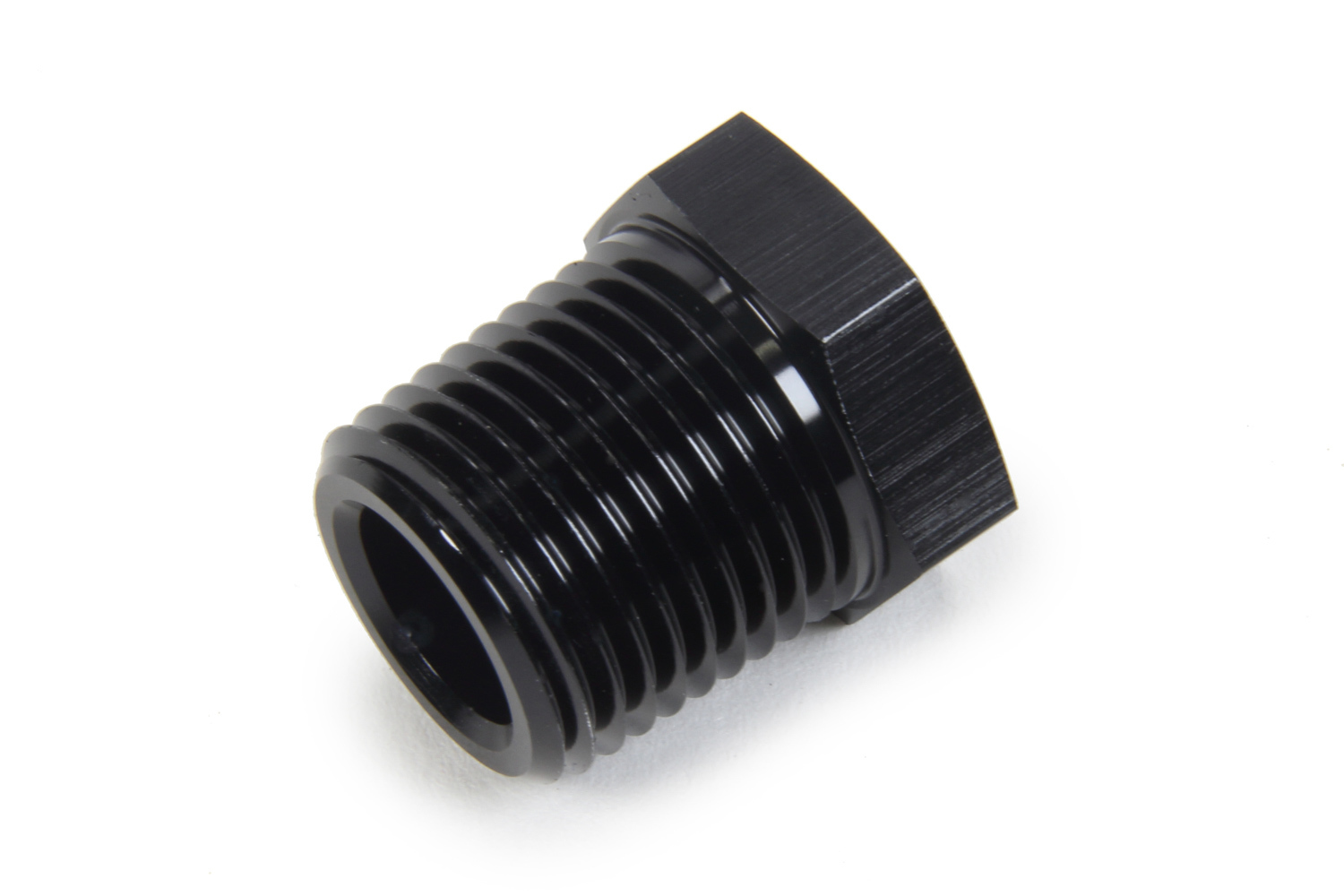 Triple X HF-95042BLK - Fitting - Bushing - 1/4 in NPT Female to 1/2 in NPT Male - Aluminum - Black Anodized - Each Triple X HF-95042BLK - Fitting - Bushing - 1/4 in NPT Female to 1/2 in NPT Male - Aluminum - Black Anodized - Each