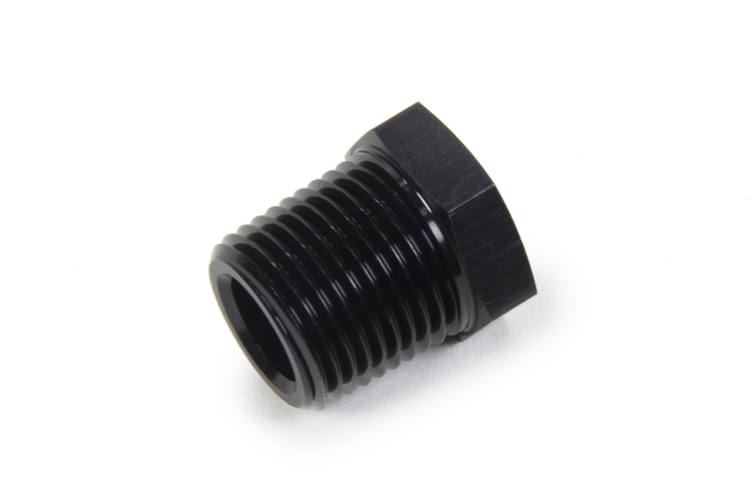 Triple X HF-95043BLK - Fitting - Bushing - 3/8 in NPT Female to 1/2 in NPT Male - Aluminum - Black Anodized - Each
