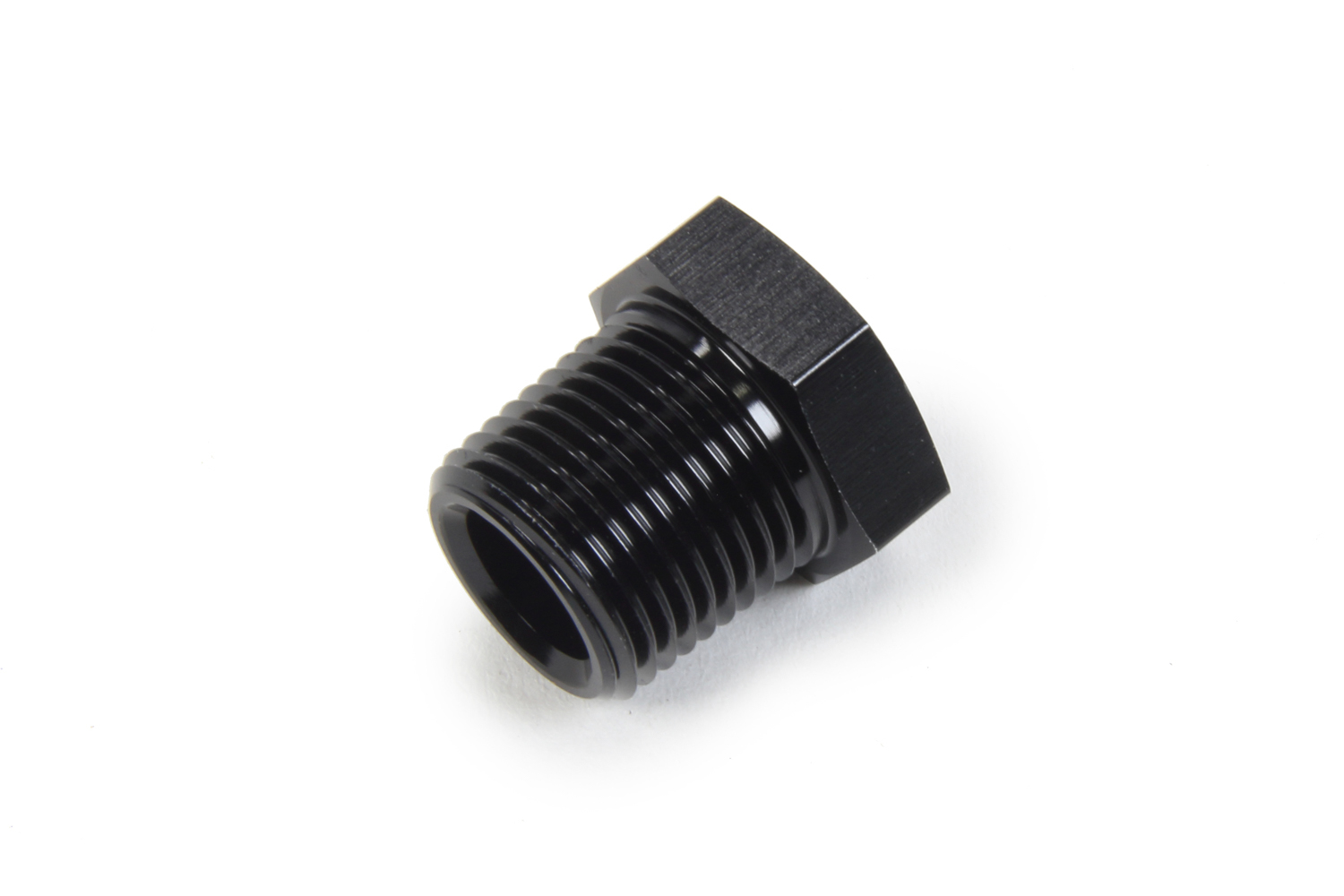 Triple X HF-95032BLK - Fitting - Bushing - 1/4 in NPT Female to 3/8 in NPT Male - Aluminum - Black Anodized - Each