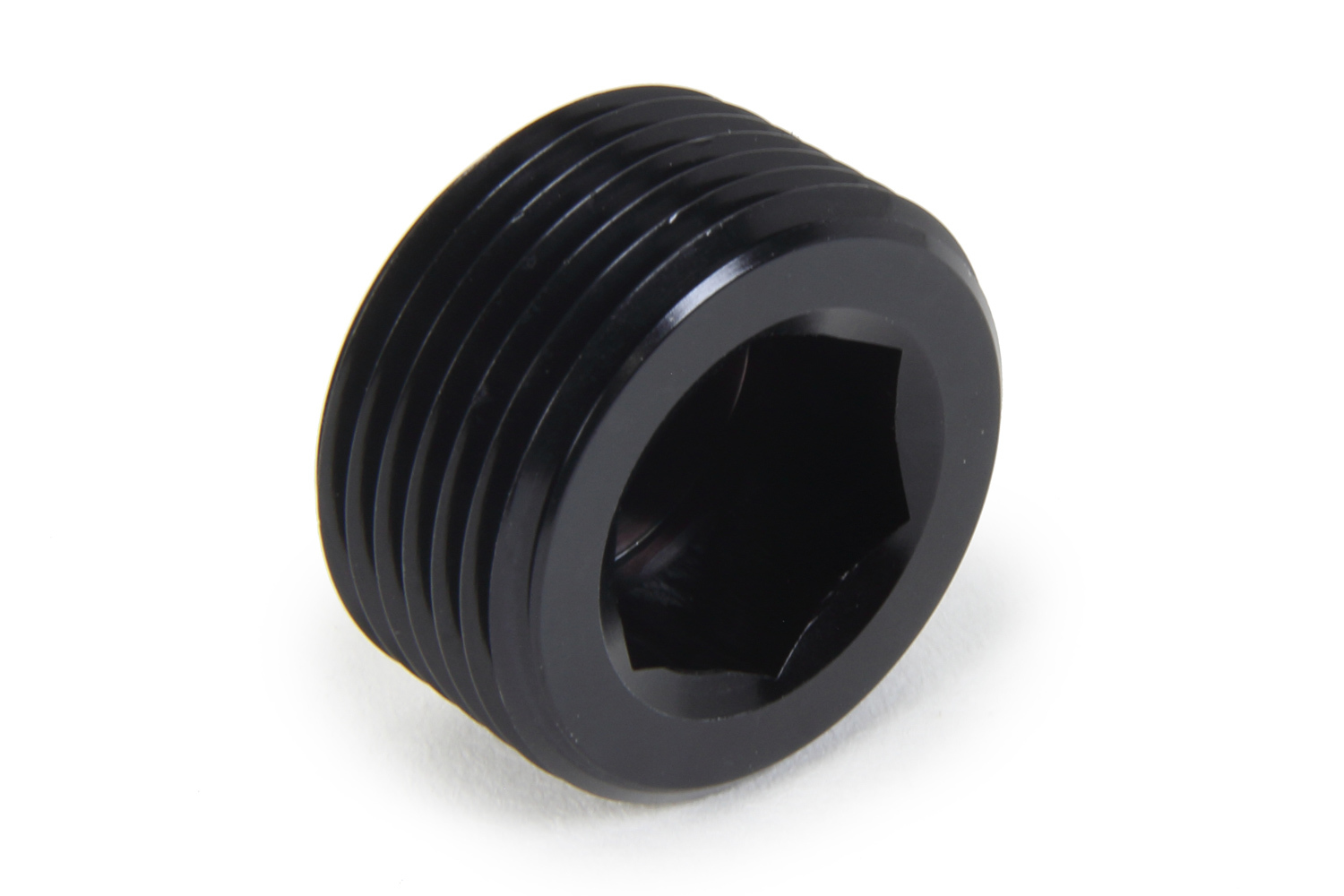 Triple X HF-97055BLK - Fitting - Plug - 3/4 in NPT - Allen Head - Aluminum - Black Anodized - Each Triple X HF-97055BLK - Fitting - Plug - 3/4 in NPT - Allen Head - Aluminum - Black Anodized - Each