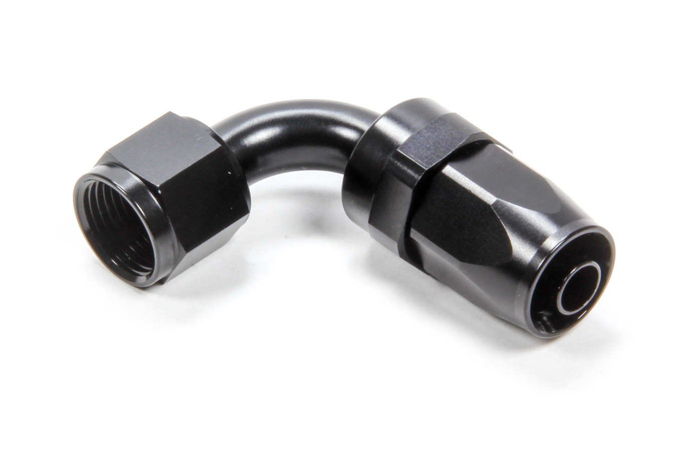 Triple X HF-29008BLK - #8 90 Degree Swivel Hose End Triple X HF-29008BLK - #8 90 Degree Swivel Hose End