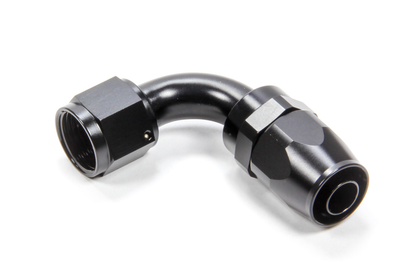 Triple X HF-29010BLK - #10 90 Degree Swivel Hose End