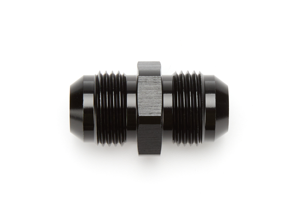 Triple X HF-32010BLK - Fitting - Adapter - Straight - 10 AN Male to 10 AN Male - Aluminum - Black Anodized - Each
