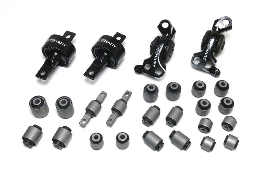 TruHart TH-H305-KIT - Arm Bushing Set Black 26pcs For 92-95 Honda Civic