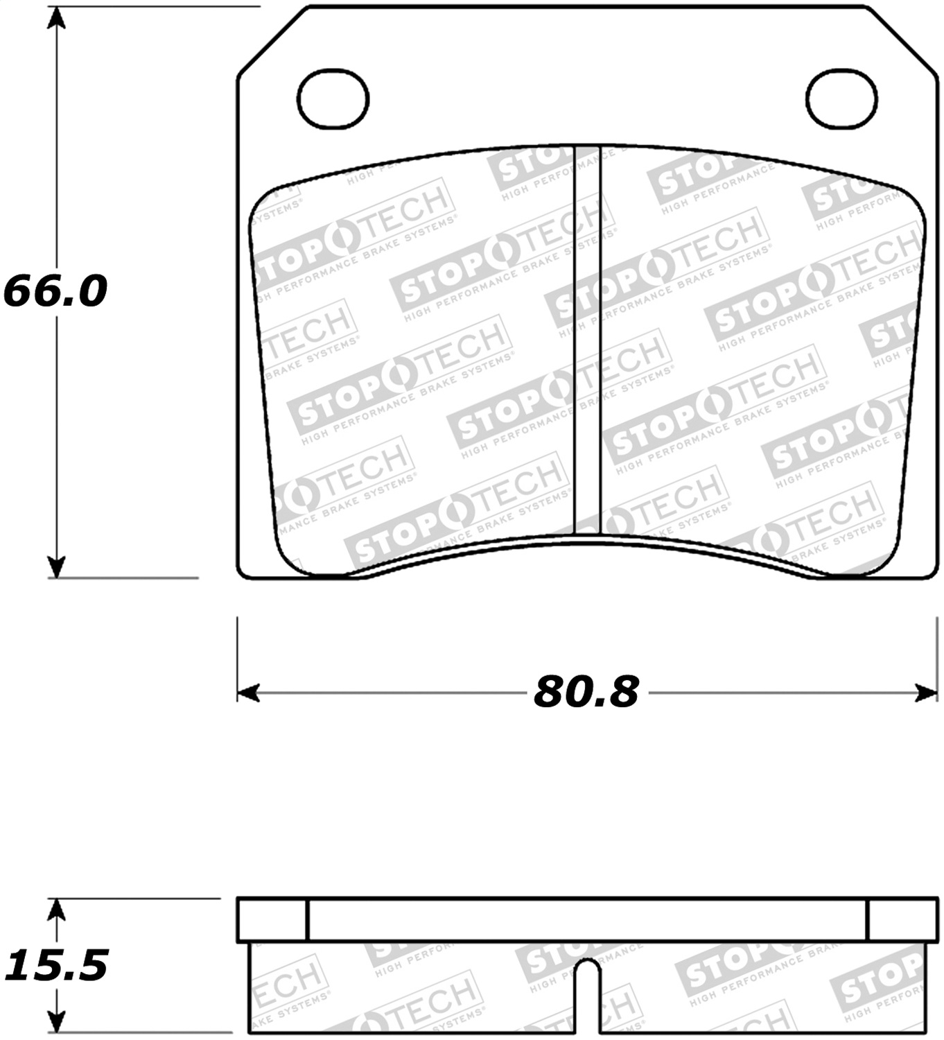 StopTech 308.00090 - Street Brake Pads StopTech 308.00090 - Street Brake Pads