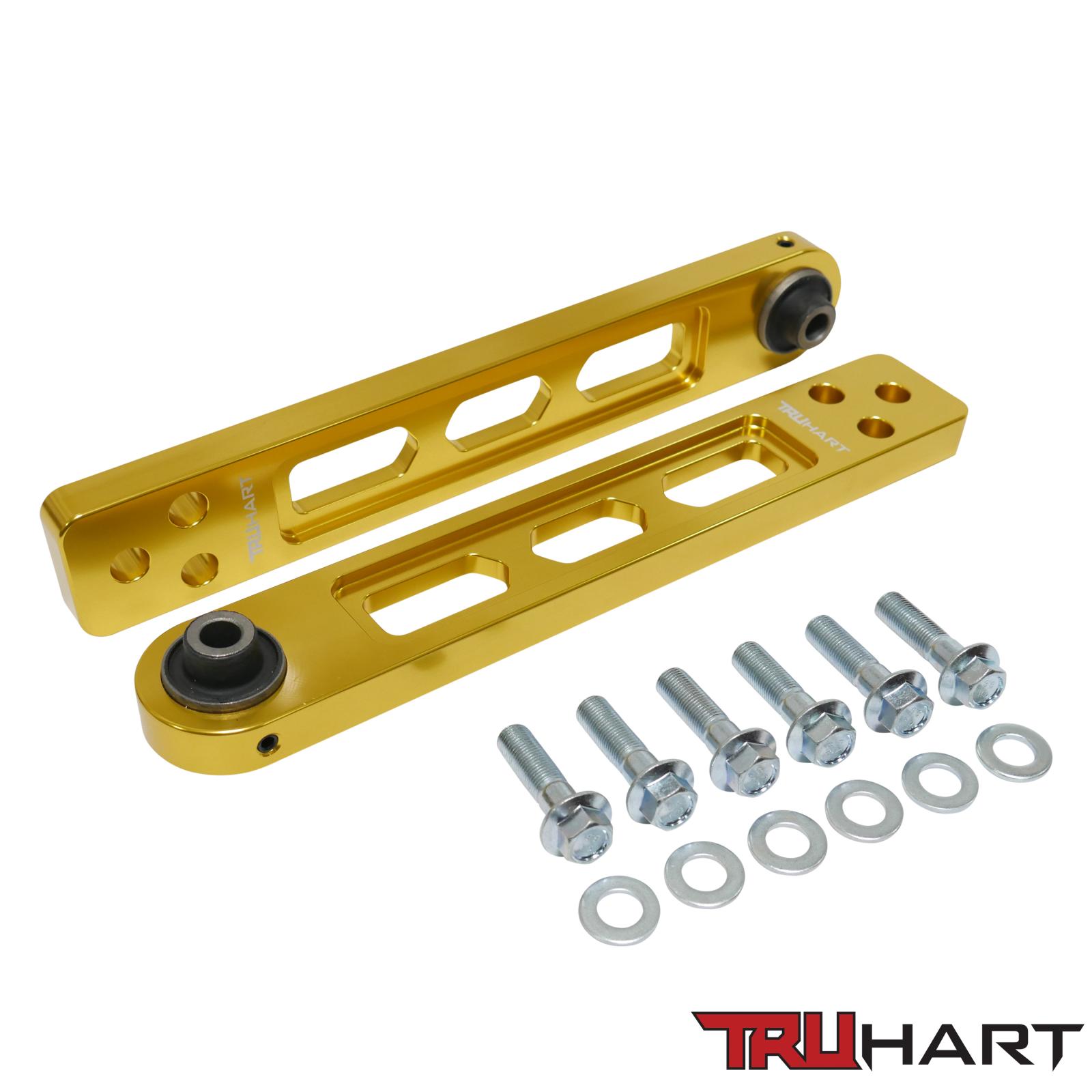 TruHart TH-H103-1-GO - Rear Lower Control Arms Gold For 01-05 Honda Civic