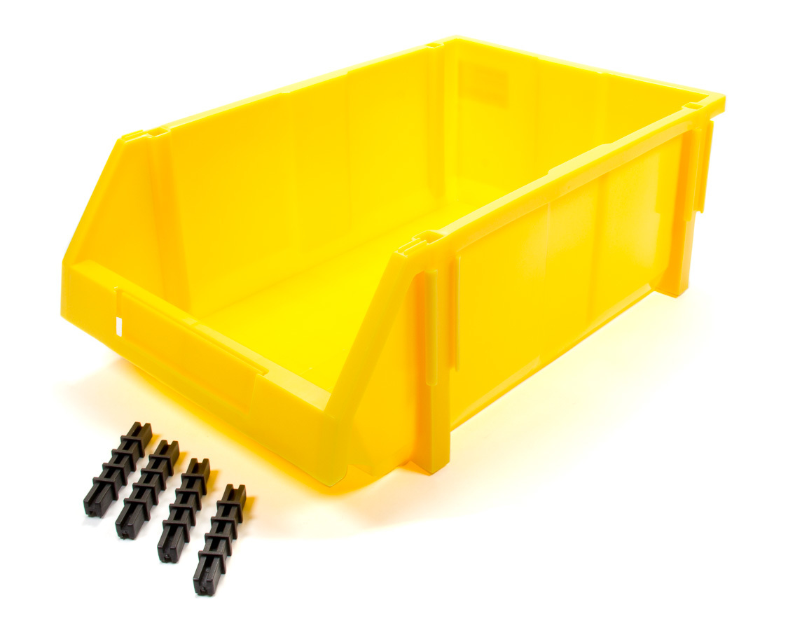 Triple X PA-PBIN-8134 - Plastic Storage Bin YEL 17-3/4 x 11-1/2 x 6-3/4