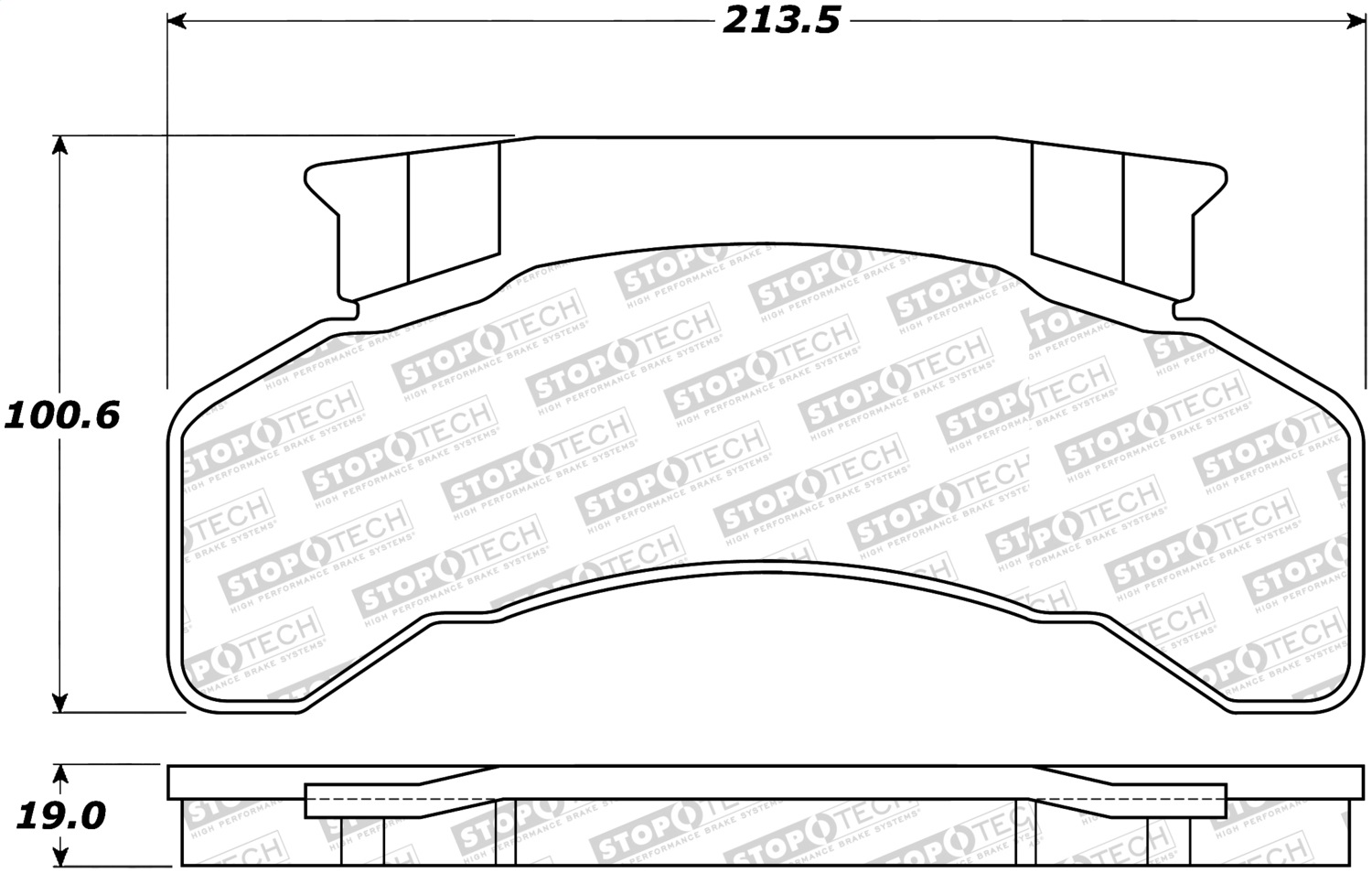 StopTech 308.02240 - Street Brake Pads StopTech 308.02240 - Street Brake Pads