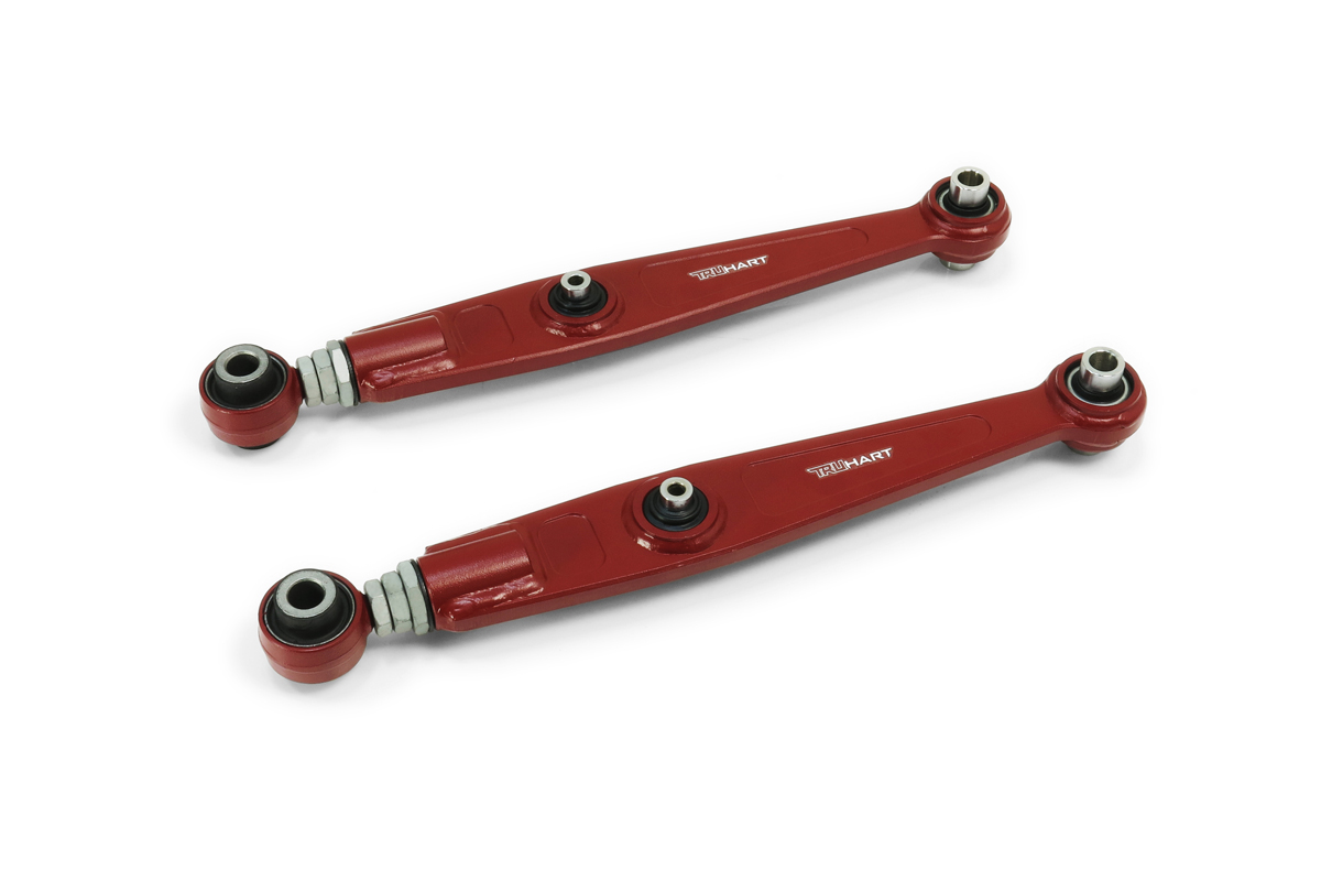 TruHart TH-L211 - Adjustable Rear Lower Control Arms Red  For 07-17 Lexus LS460/600H